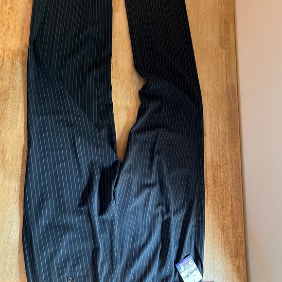 CHAMPS Dress Slacks Check Black - Picture 3 of 4